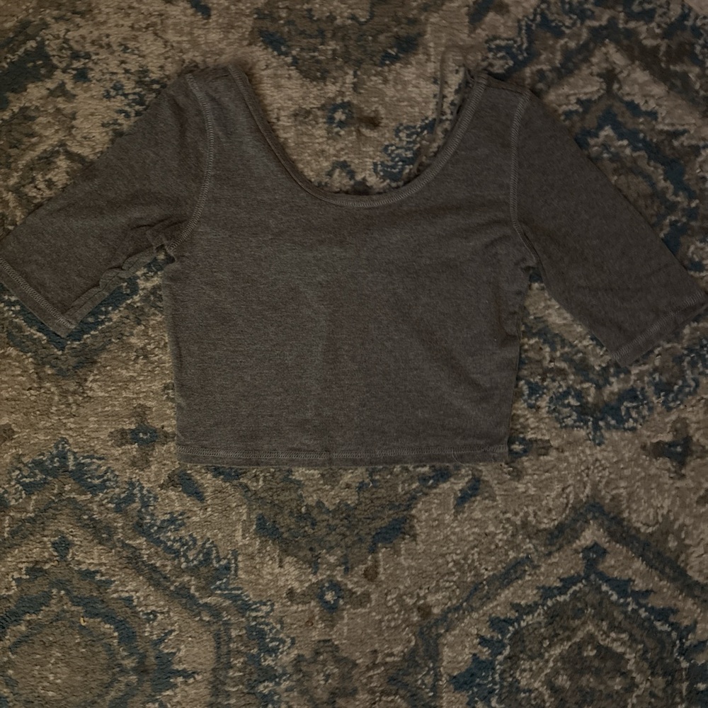 Bethany Mota Charcoal Gray Women's Bodysuit